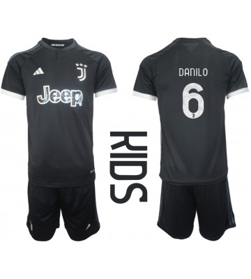 Juventus Danilo Luiz #6 Tredje trøje Børn 2023-24 Kort ærmer (+ korte bukser)
